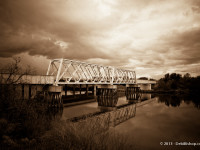 Railroad Bridge Over Yakima River
