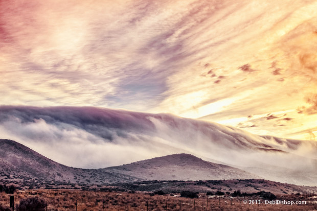 Fog Rolling In Over Horse Heaven Hills