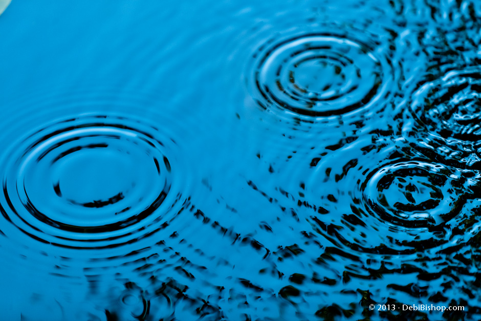 Blue Ripples On Water