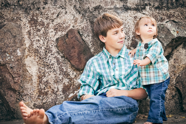 Siblings.